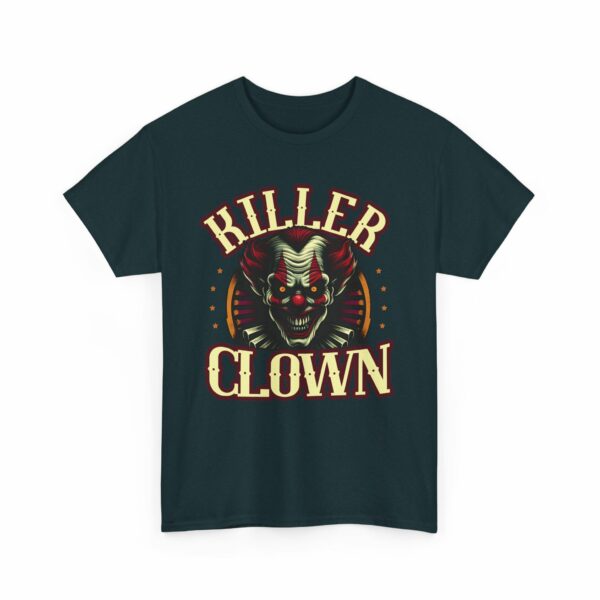 Halloween Killer Clown Creepy Horror Monster Circus Unisex Heavy Cotton Tee - Image 4