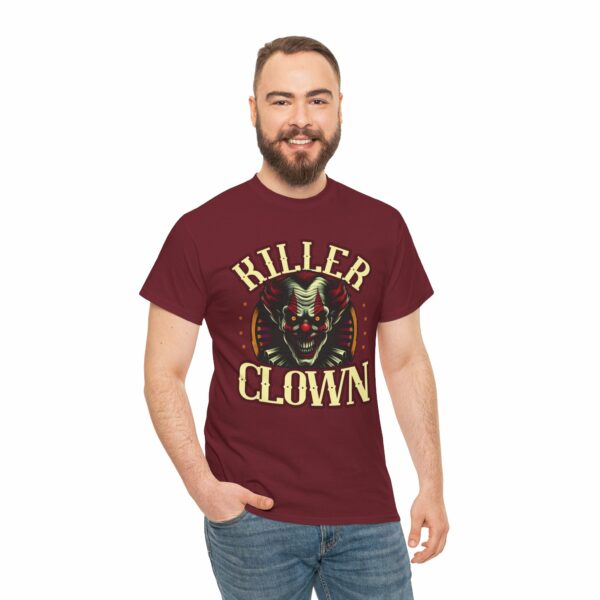 Halloween Killer Clown Creepy Horror Monster Circus Unisex Heavy Cotton Tee - Image 12