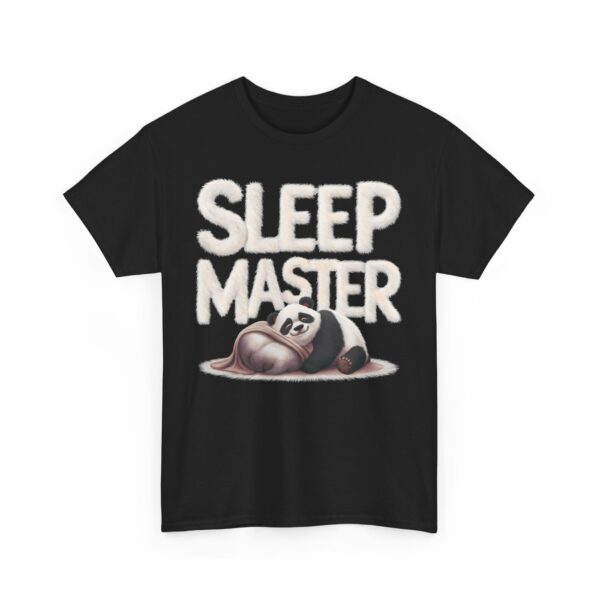 Sleep Master Cozy Panda Design - Cute Sleeping Animal Lover Unisex Heavy Cotton Tee