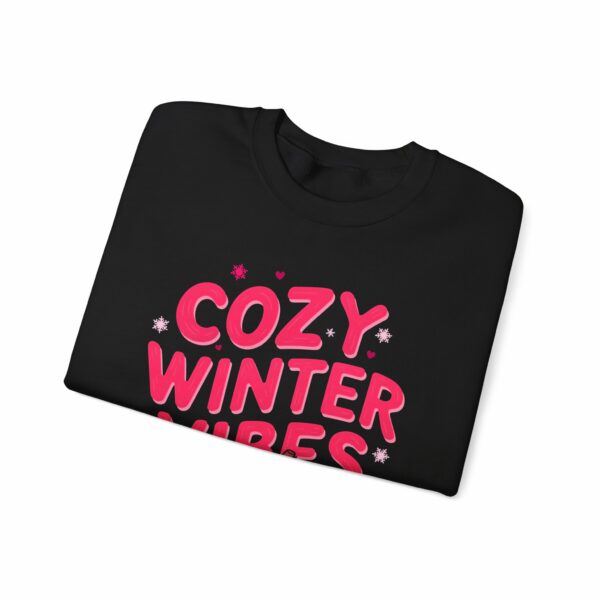 Cozy Winter Vibes with Cocoa and Books Mindful Relax Lovers Design Unisex Heavy Blend™ Crewneck Sweatshirt - Image 14