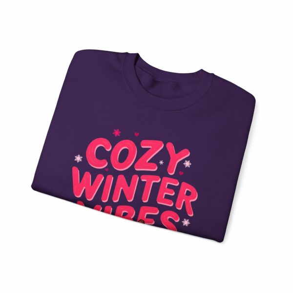 Cozy Winter Vibes with Cocoa and Books Mindful Relax Lovers Design Unisex Heavy Blend™ Crewneck Sweatshirt - Image 25