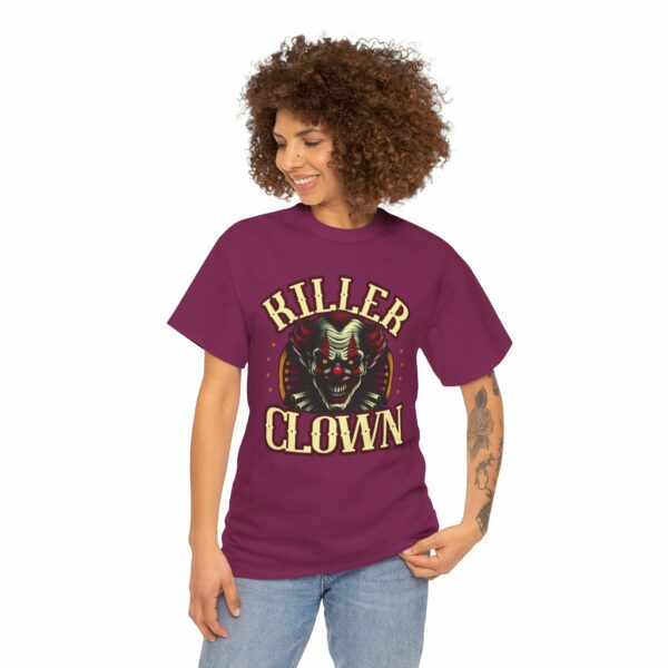 Halloween Killer Clown Creepy Horror Monster Circus Unisex Heavy Cotton Tee - Image 8