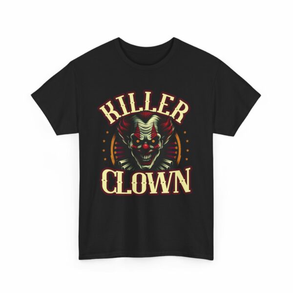 Halloween Killer Clown Creepy Horror Monster Circus Unisex Heavy Cotton Tee