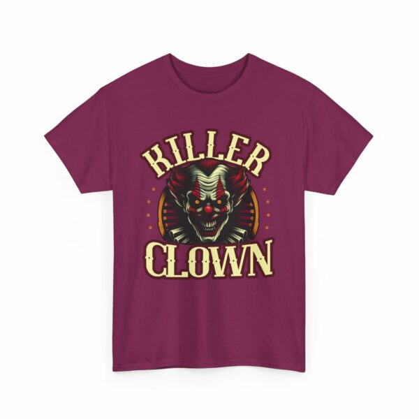 Halloween Killer Clown Creepy Horror Monster Circus Unisex Heavy Cotton Tee - Image 7