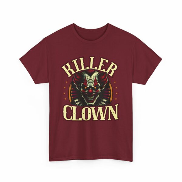 Halloween Killer Clown Creepy Horror Monster Circus Unisex Heavy Cotton Tee - Image 10